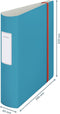Leitz 180° Active Cosy Kunststof Ordner met Rugetiket - 2 Rings A4 - Rugbreedte van 82mm - Sereen Blauw