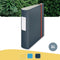 Leitz 180° Active Cosy PP Ordner met Rugetiket - 2-Rings A4 - Rugbreedte Van 82mm - Fluweel Grijs