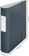Leitz 180° Active Cosy PP Ordner met Rugetiket - 2-Rings A4 - Rugbreedte Van 82mm - Fluweel Grijs