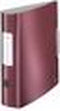 Leitz 180° Active Style Kunststof Ordner - Capaciteit van 500 A4-Vel - Rugbreedte van 82mm - Rood