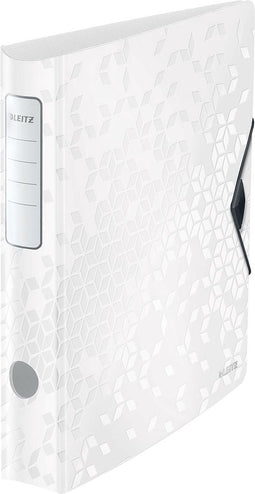 Leitz 180° Active WOW Ordner - Capaciteit van 350 A4-Vel - Rugbreedte van 65mm - Wit