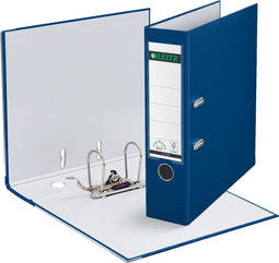 Leitz 180° Kunststof Ordner - 90% gerecycled karton - 30% pre-consumer gerecycled plastic - Rugbreedte van 82 mm - A4 - Blauw