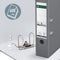 Leitz 180° Kunststof Ordner - 90% gerecycled karton - 30% pre-consumer gerecycled plastic - Rugbreedte van 82 mm - A4 - Grijs
