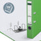 Leitz 180° Kunststof Ordner - 90% gerecycled karton - 30% pre-consumer gerecycled plastic - A4 - Rugbreedte van 52mm - Groen
