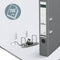 Leitz 180° Kunststof Ordner - 90% gerecycled karton - 30% pre-consumer gerecycled plastic - Rugbreedte van 52 mm - A4 - Grijs