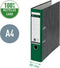 Leitz 180° Ordner Klassiek Gewolkt A4 - Rugbreedte van 80mm - 100% Gerecycled Karton - Groen