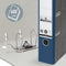 Leitz 180° Ordner Klassiek Gewolkt A4 - Rugbreedte van 80mm - 100% Gerecycled Karton - Blauw