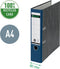 Leitz 180° Ordner Klassiek Gewolkt A4 - Rugbreedte van 80mm - 100% Gerecycled Karton - Blauw