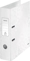 Leitz 180° WOW Duurzame Ordner - Capaciteit van 600 A4-Vel - Rugbreedte van 80mm - Wit