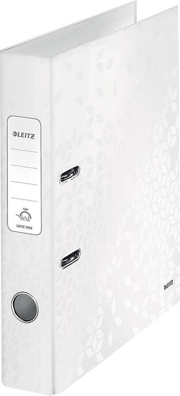 Leitz 180° WOW Gelamineerde Ordner voor 350 A4 Vel - Wit