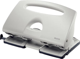 Leitz 4-Gaats Perforator - 40 Vel - Voor Mappen En Ringbanden - Grijs