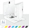 Leitz Active WOW Ordner - Capaciteit van 500 A4-Vel - Rugbreedte van 82mm - Wit