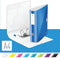 Leitz Active WOW Ordner - Capaciteit van 500 A4-Vel - Rugbreedte van 82mm - Blauw