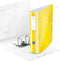 Leitz Active WOW Ordner met Binnenhoezen - Capaciteit van 500 A4-Vel - Rugbreedte van 82mm - Geel