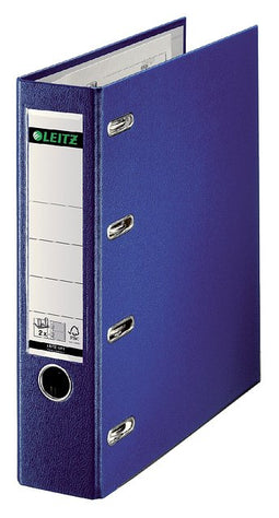 Leitz - Bankordner leitz a4 75mm 2 mechanieken blauw | 5 stuks