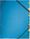 Leitz Bureau Sorteermap Karton - 12-tabs - A4 - Blauw