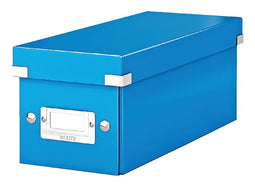 Leitz - Cd-box leitz wow click store 143x136x352mm blauw | 6 stuks