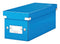 Leitz - Cd-box leitz wow click store 143x136x352mm blauw | 6 stuks