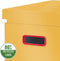 Leitz Click & Store Grote Opbergdoos - 80% Gerecycled Karton - 32 x 31 x 36 Cm (BxHxD) - Opvouwbare Opbergdoos met Deksel - Warm Geel