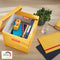 Leitz Click & Store Grote Opbergdoos - 80% Gerecycled Karton - 32 x 31 x 36 Cm (BxHxD) - Opvouwbare Opbergdoos met Deksel - Warm Geel