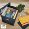 Leitz Click & Store Grote Opbergdoos - 80% Gerecycled Karton - 32 x 31 x 36 Cm (BxHxD) - Opvouwbare Opbergdoos met Deksel - Fluweel Grijs