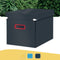 Leitz Click & Store Grote Opbergdoos - 80% Gerecycled Karton - 32 x 31 x 36 Cm (BxHxD) - Opvouwbare Opbergdoos met Deksel - Fluweel Grijs