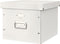 Leitz Click & Store Opbergdoos voor Hangmappen - Archiefdoos tot A3 Formaten - 35.7 x 28.5 x 36.7cm (BxHxD) - Ideaal voor Kantoor en Thuiswerken - Wit
