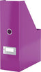 Leitz Click & Store WOW Tijdschriftencassette - Lectuurbak - 77% - Gerecycled Karton - 10.3 x 33 x 25.3 Cm (BxHxD) - Paars