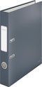 Leitz Cosy 180° A4 Ordner met Rugetiket - 2-Rings met Zacht Oppervlak - Rugbreedte Van 50mm - Fluweel Grijs