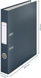 Leitz Cosy 180° A4 Ordner met Rugetiket - 2-Rings met Zacht Oppervlak - Rugbreedte Van 50mm - Fluweel Grijs