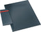 Leitz Cosy 3 Dossiermappen - Map Met 2 Vakken - Mappen Voor Documenten a4 - Ideaal voor Thuiskantoor/Thuiswerken - Fluweel Grijs