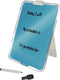 Leitz Cosy Beschrijfbare Glassboard Voor Bureau - Clipboard a4 Formaat - Glazen Memobord Inclusief Inclusief Pennenhouder En Minimarker Met Wisser - Sereen Blauw
