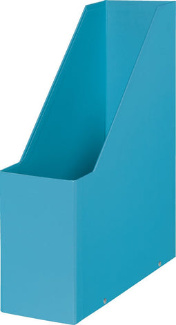 Leitz Cosy Click & Store Duurzame Tijdschriftenhouder voor A4 Documenten - 77% Gerecycled Karton - 10.3 x 33 x 25.3 Cm (BxHxD) - Sereen Blauw
