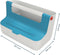 Leitz Cosy Draagbare Opbergdoos Met Vakjes - Opbergbox Met Deksel - Ideaal voor Thuiskantoor/Thuiswerken - Sereen Blauw