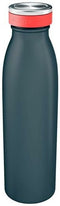 Leitz Cosy Dubbelwandige Geïsoleerde Waterfles, 500 ml - BPA-Vrij - Vaatwasserbestendig - Ideaal voor Thuiskantoor/Thuiswerken - Fluweel Grijs