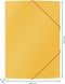 Leitz Cosy Kartonnen 3-Klepsmap - Mappen Voor Documenten a4 - Elastomap - Ideaal voor Thuiskantoor/Thuiswerken - Warm Geel