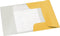 Leitz Cosy Kartonnen 3-Klepsmap - Mappen Voor Documenten a4 - Elastomap - Ideaal voor Thuiskantoor/Thuiswerken - Warm Geel