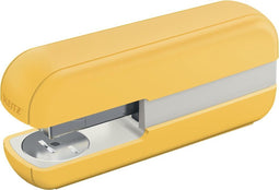 Leitz Cosy Nietmachine - Nietjesmachine Tot 30 Vel - Inclusief Nietjes - Ideaal voor Thuiskantoor/Thuiswerken - Warm Geel