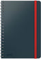 Leitz Cosy Notitieboek B5 Soft Touch Gelijnd - Notitieboek Hard Cover - Spiraalgebonden - Ideaal voor Thuiskantoor/Thuiswerken - Fluweel Grijs