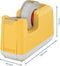 Leitz Cosy Plakbandhouder - Plakband Dispenser Inclusief Plakband - Ideaal voor Thuiskantoor/Thuiswerken - Warm Geel
