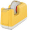 Leitz Cosy Plakbandhouder - Plakband Dispenser Inclusief Plakband - Ideaal voor Thuiskantoor/Thuiswerken - Warm Geel