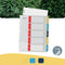Leitz Cosy Printbare PP Tabbladen - 1-5 Numerieke Tabbladen - Tabbladen a4 - Tabbladen Voor Ordners