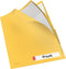 Leitz Cosy Privacy 3x Insteekmappen Met Tabbladen - Map Met 3 Compartimenten - Mappen Voor Privacygevoelige Documenten - Ideaal voor Thuiskantoor/Thuiswerken - Warm Geel