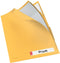 Leitz Cosy Privacy 3x Insteekmappen Met Tabbladen - Map Met 3 Compartimenten - Mappen Voor Privacygevoelige Documenten - Ideaal voor Thuiskantoor/Thuiswerken - Warm Geel
