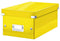 Leitz - Dvd-box leitz wow click store 206 x 147 x 352 mm geel | 6 stuks