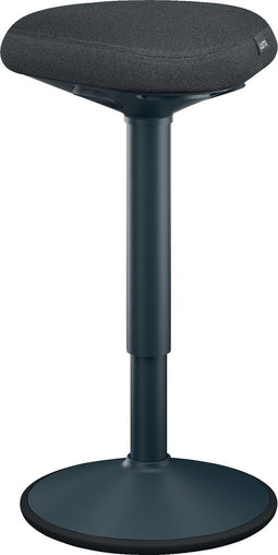 Leitz Ergo Active Zit Sta Kruk met Comfortzitting - Bureaukruk - Ergonomische Kruk - Donkergrijs