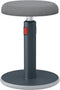 Leitz Ergo Cosy Actieve Ergonomische Zit/Sta Kruk - Ideaal voor Thuiskantoor - Fluweel Grijs
