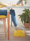 Leitz Ergo Cosy Ergonomische Voetensteun - IGR Kwaliteitskeurmerk - 26 x 14 x 40.5 Cm - Warm Geel