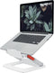 Leitz Ergo Verstelbare Laptopstandaard - Voor Thuiswerken - Met 6 Hoogte- en Hoekcombinaties - Wit
