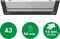Leitz iLam Touch Turbo Pro Lamineerapparaat voor A3 Formaat - Geschikt voor 80-250 Micron - Inclusief Startpakket met Lamineerhoezen - Zilver